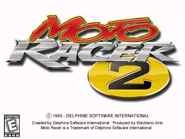 Moto Racer 2 Screenshot (Demo version screenshots (1999)): Demo version: Title screen