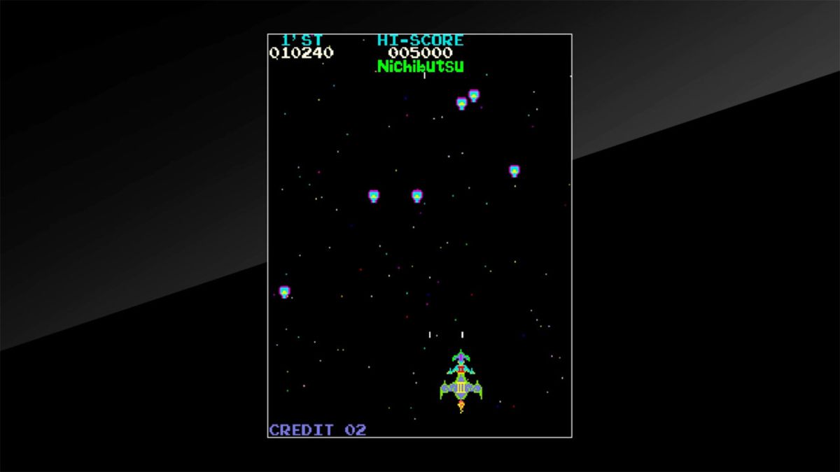 Moon Cresta Screenshot (PlayStation.com)