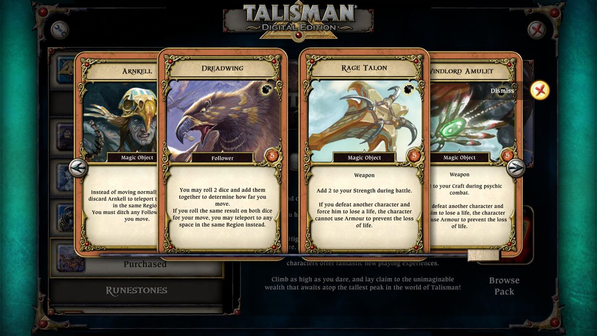 Talisman: Digital Edition - The Highland Expansion Screenshot (Steam)