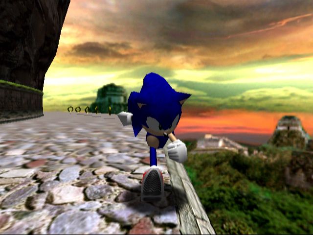 Sonic Adventure Screenshot (Dreamcast Press Kit Europe)
