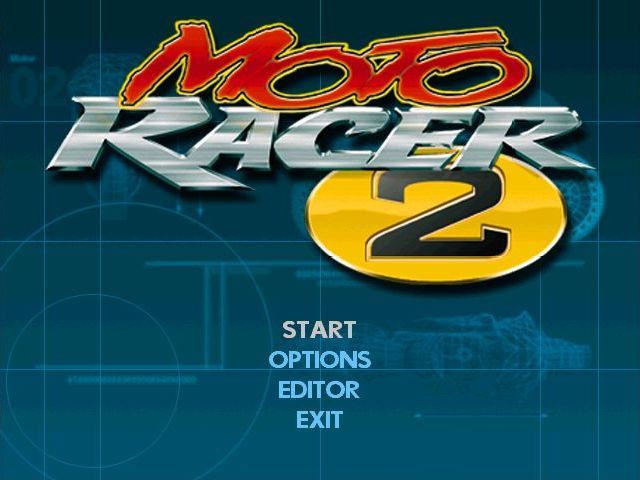 Moto Racer 2 Screenshot (Demo version screenshots (1999)): Demo version: Main menu