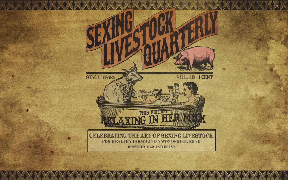 Red Dead Redemption Wallpaper (Official Website): Sexing Livestock Quarterly