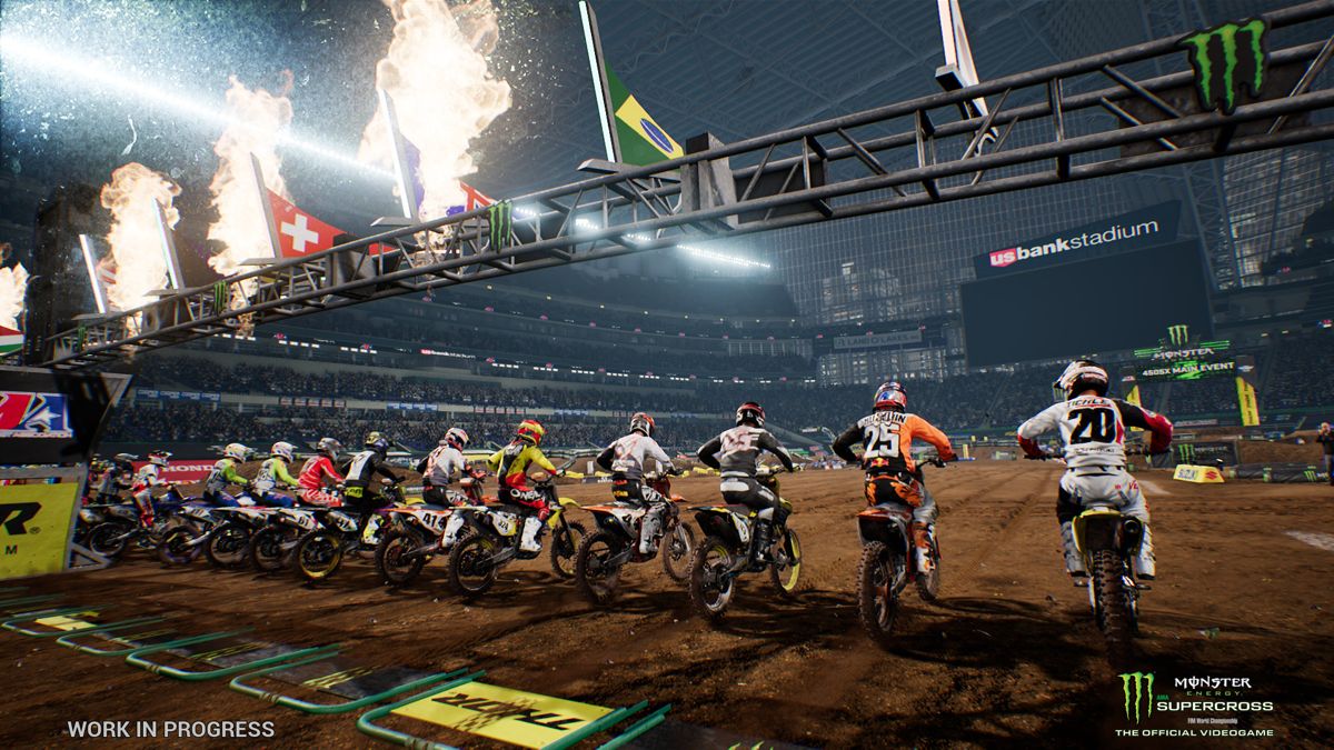 Monster Energy Supercross: The Official Videogame Screenshot (PlayStation.com)