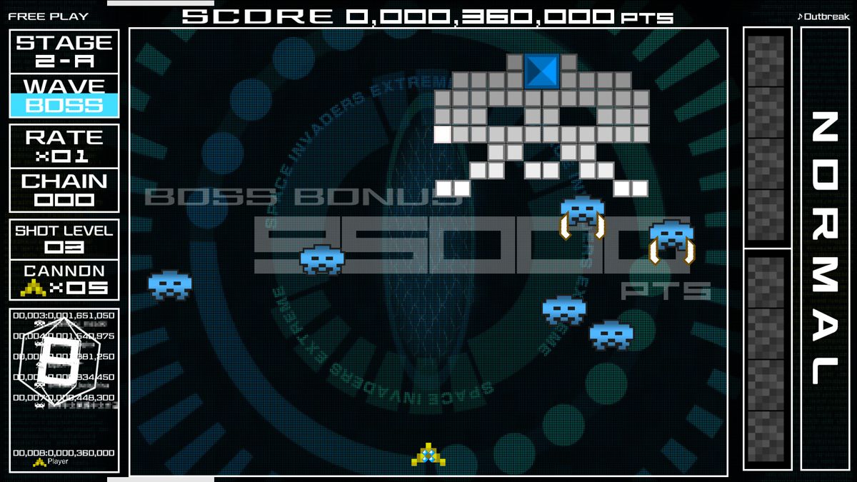 Spac3 Invaders Extr3me Screenshot (Steam)