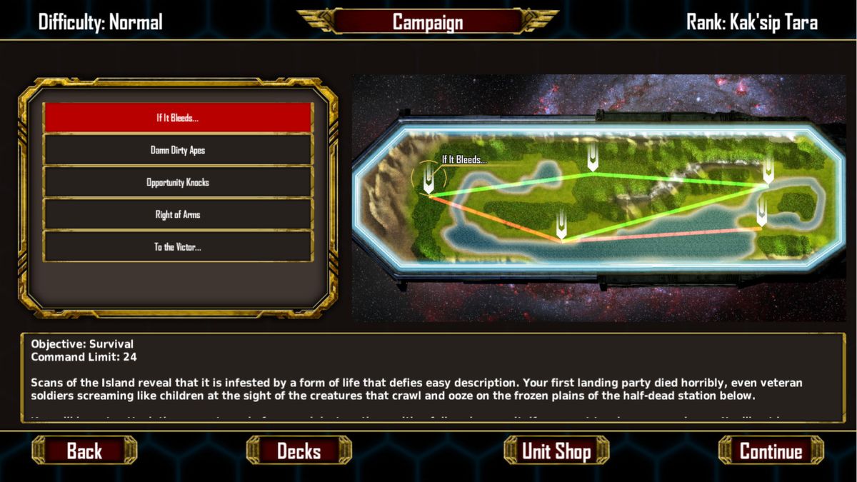 Sword of the Stars: Ground Pounders - Tarkan Campaign Screenshot (Steam)