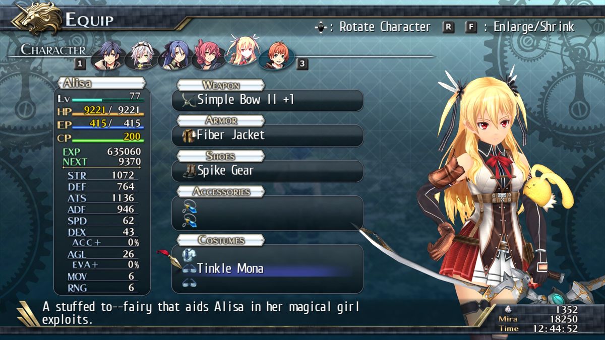 The Legend of Heroes: Trails of Cold Steel II - Unspeakable Costumes Screenshot (Steam)