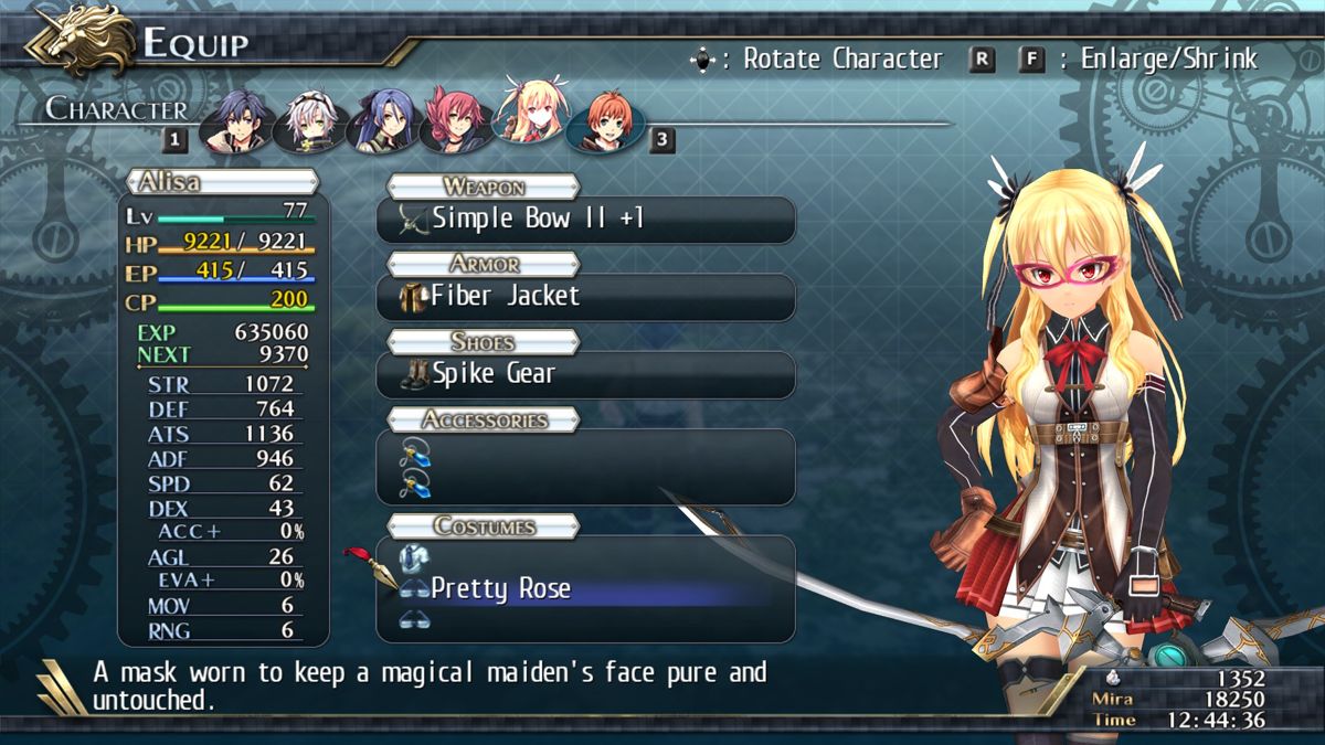 The Legend of Heroes: Trails of Cold Steel II - Unspeakable Costumes Screenshot (Steam)