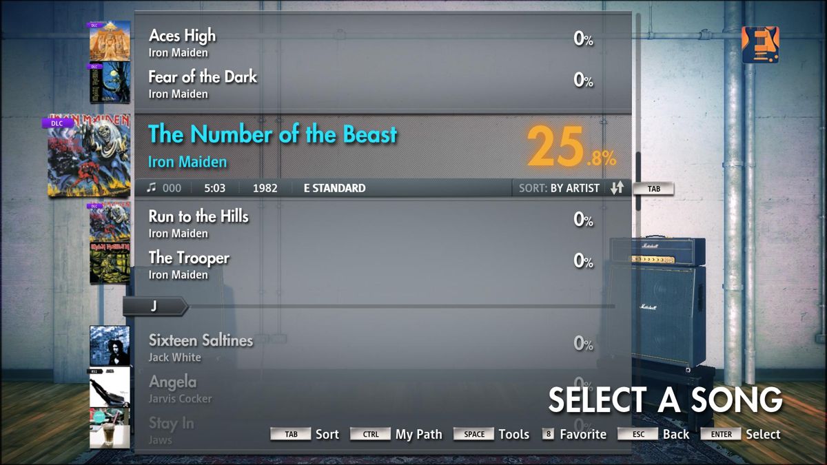Rocksmith: All-new 2014 Edition - Iron Maiden: The Number of the Beast Screenshot (Steam)