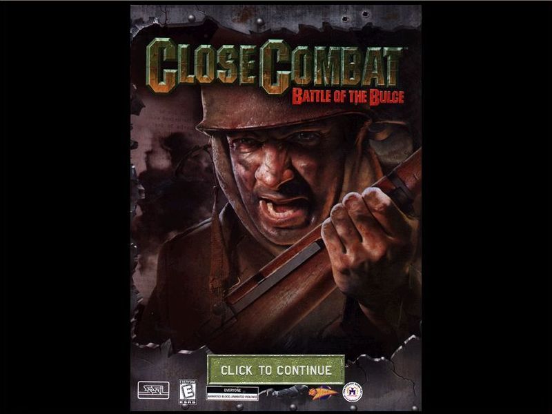 Close Combat: The Battle of the Bulge Screenshot (PC Strategy Games (April 2000)): When the game is loaded it halts at this title screen