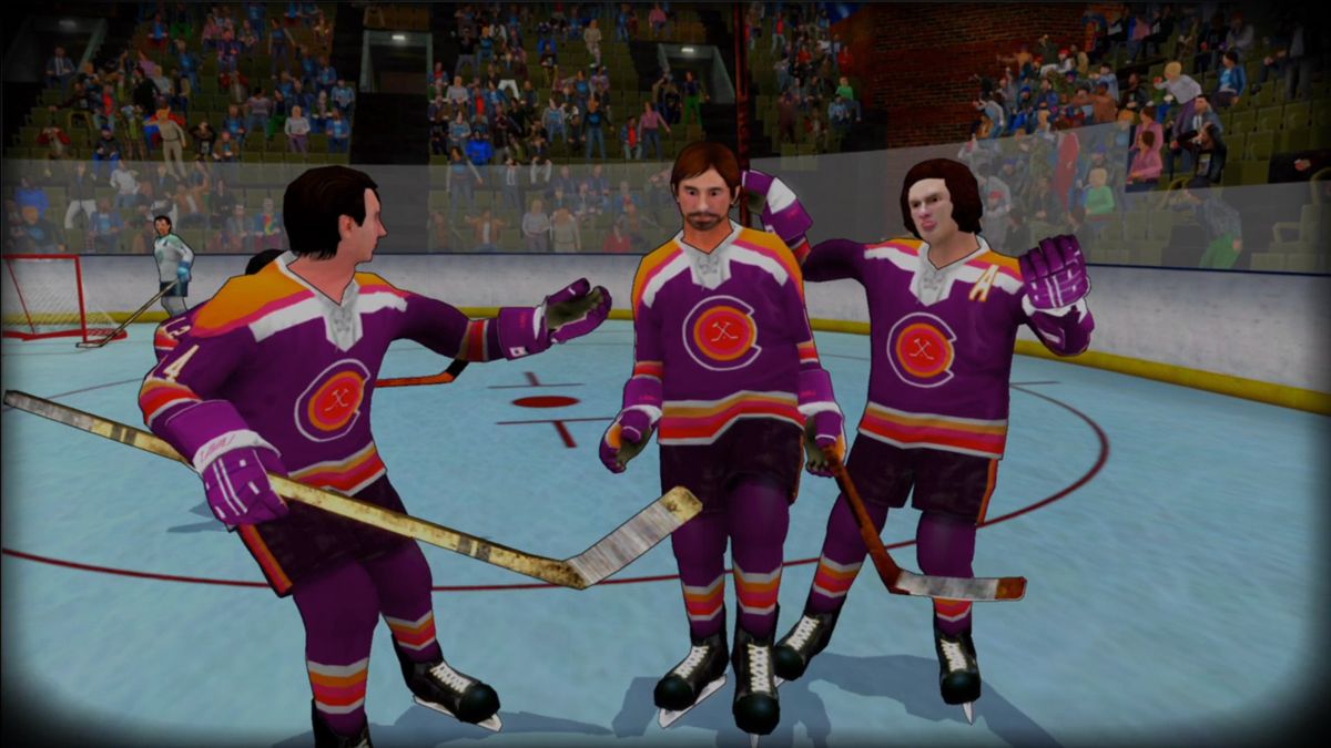 Old Time Hockey Screenshot (PlayStation.com)