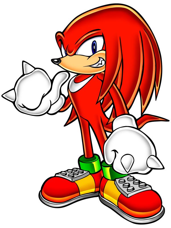 Sonic Adventure Concept Art (Sonic Adventure Stylebook - official press kit): Knuckles