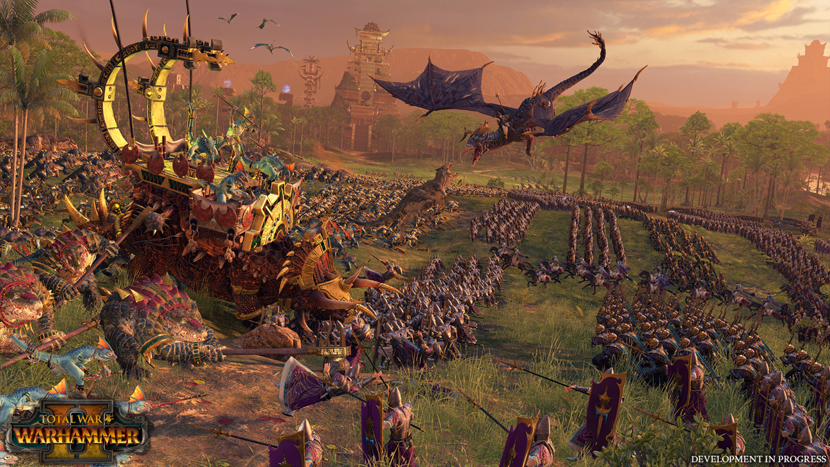 Total War: Warhammer II Screenshot (Total War Access Dashboard: Cinematic Screenshots): Lizardmen