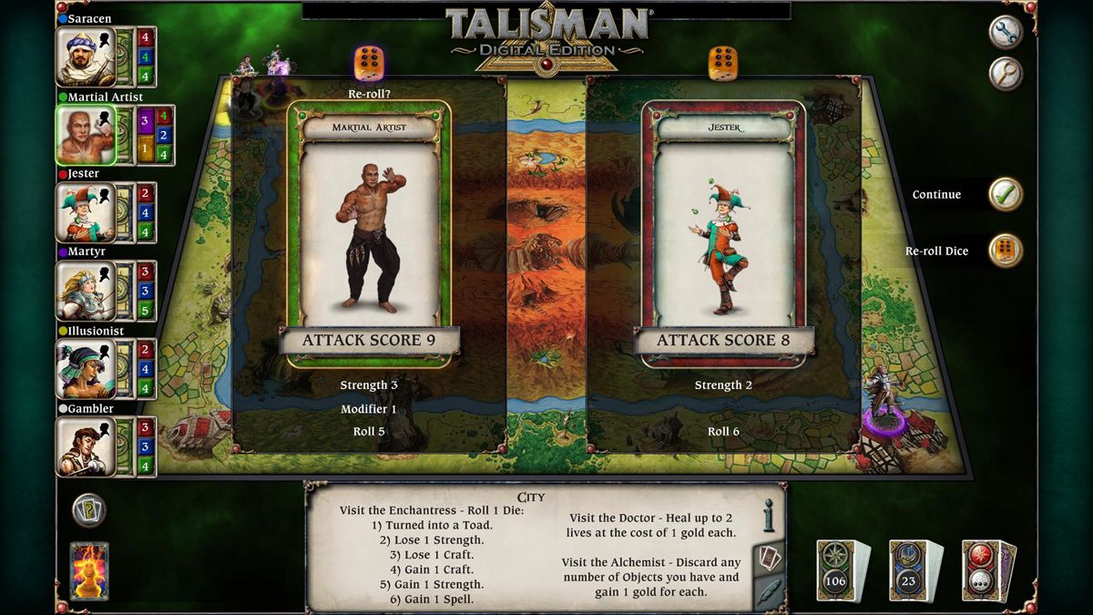 Talisman: Digital Edition - Martial Artist Character Pack Screenshot (Steam)