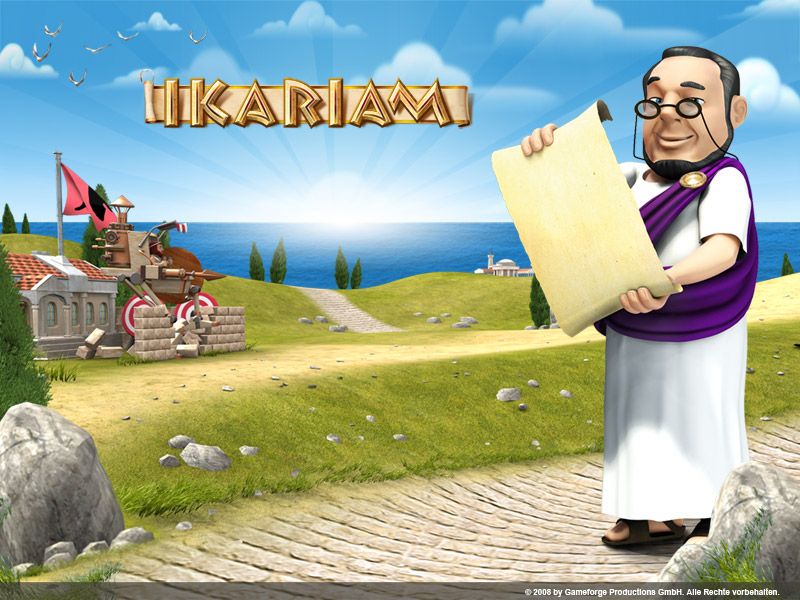 Ikariam Wallpaper (Official website wallpapers): 800x600