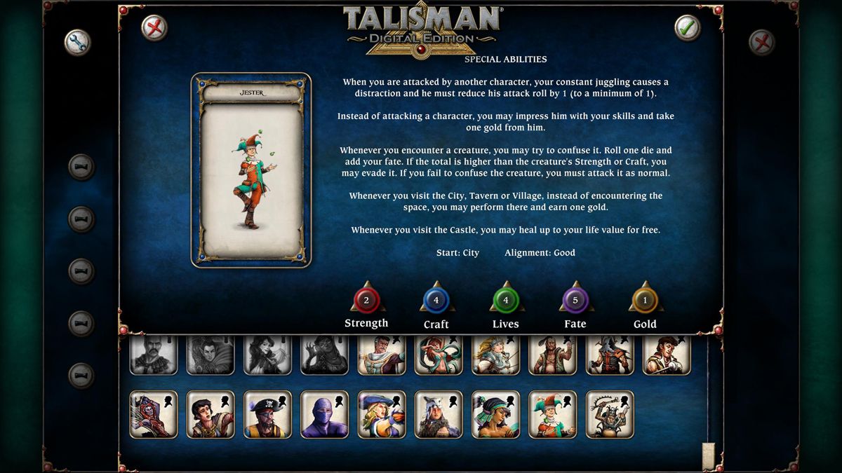 Talisman: Digital Edition - The Jester Character Pack Screenshot (Steam)