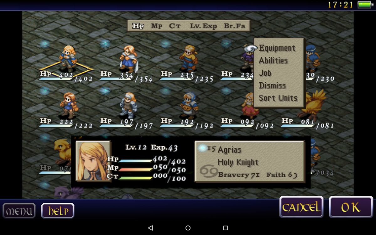 Final Fantasy Tactics Screenshot (Google Play)