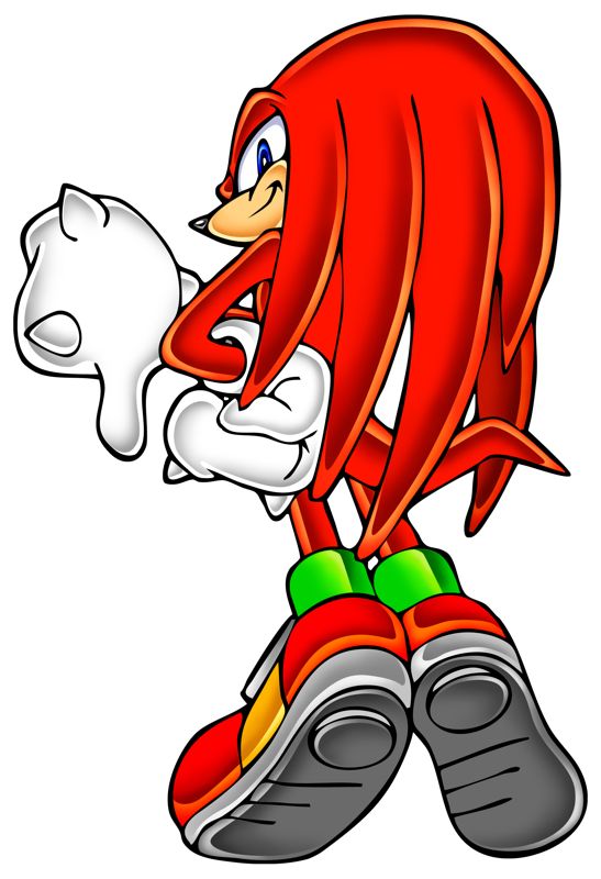 Sonic Adventure Concept Art (Sonic Adventure Stylebook - official press kit): Knuckles