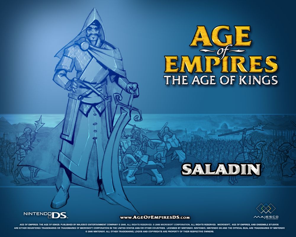 Age of Empires: The Age of Kings Wallpaper (Official website, 2006): Saladin