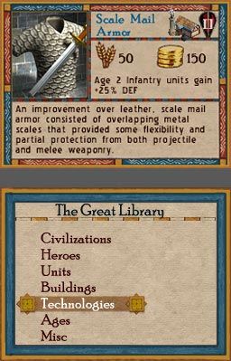 Age of Empires: The Age of Kings Screenshot (Official website, 2006): Library Mockup