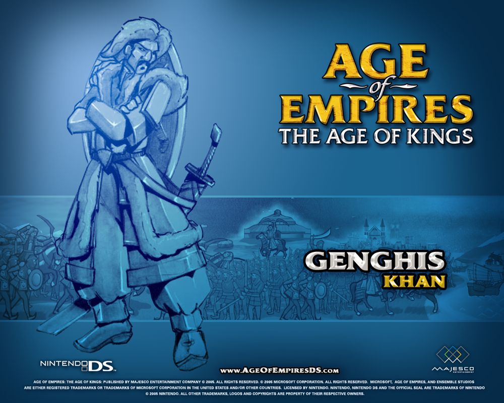 Age of Empires: The Age of Kings Wallpaper (Official website, 2006): Genghis
