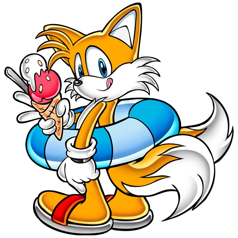 Sonic Adventure Concept Art (Sonic Adventure Stylebook - official press kit): Tails