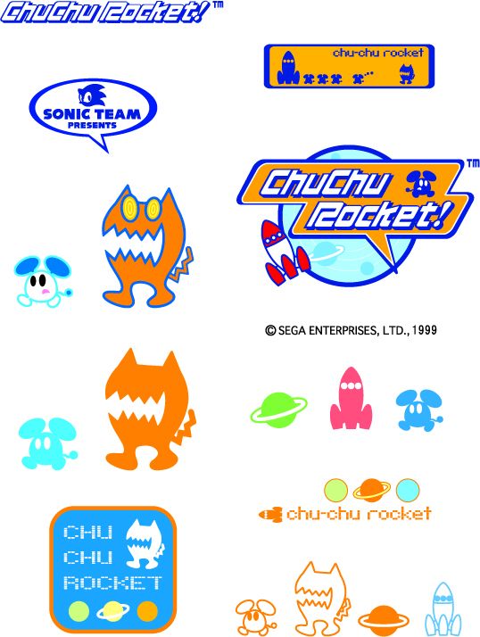 ChuChu Rocket! Concept Art (SEGA Dreamcast Press Kit 2000)