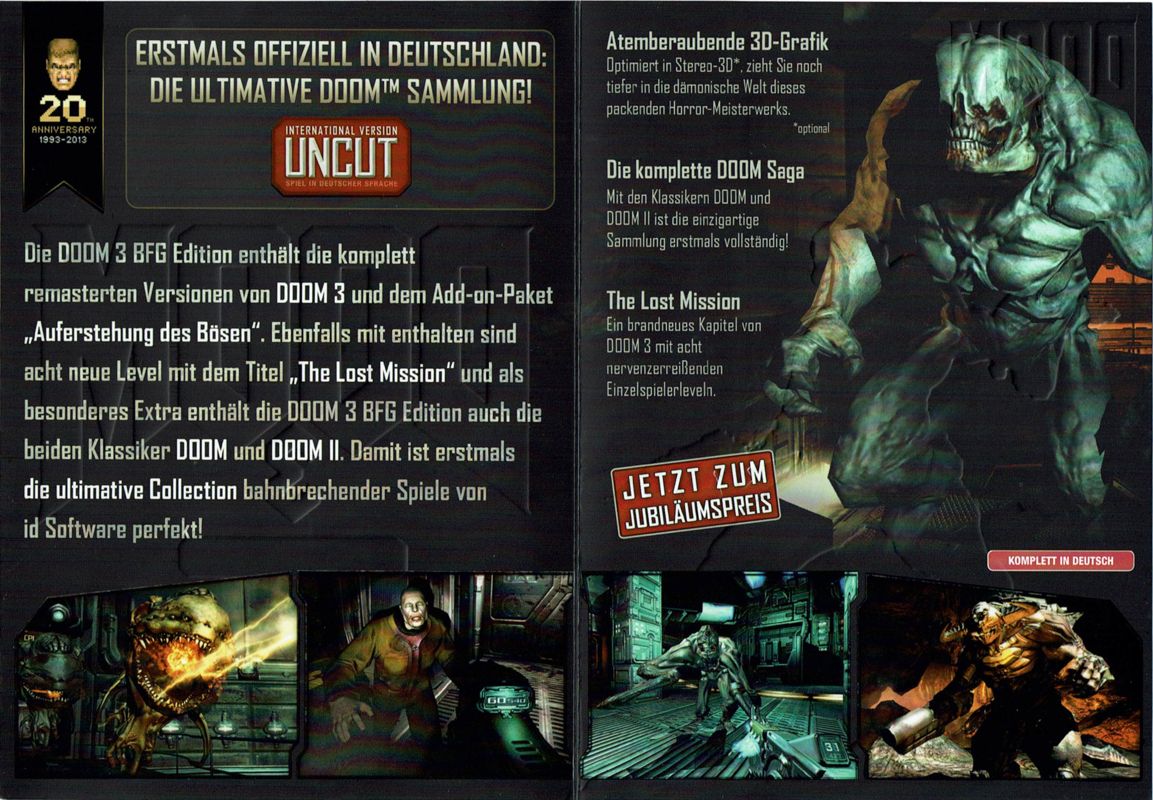 Doom³: BFG Edition Other (Pamphlet (Magazine Insert)): Inside