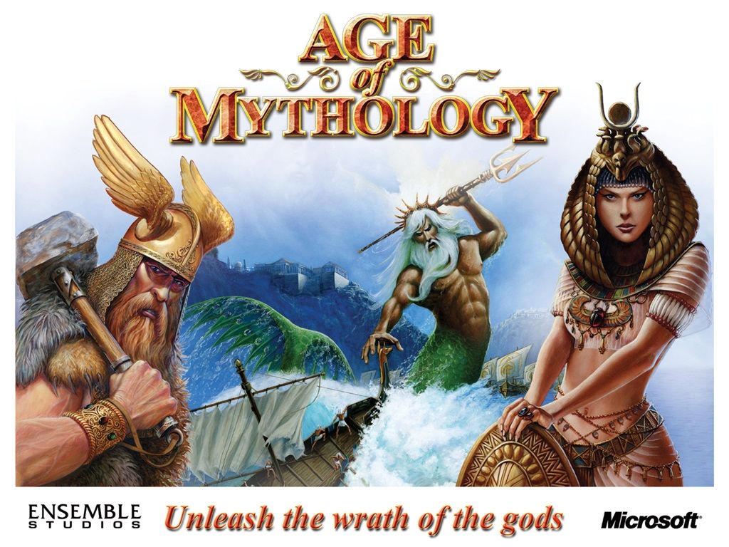 Age of Mythology Wallpaper (Fan Site Kit): Thor, Isis, Poseidon 1024x768