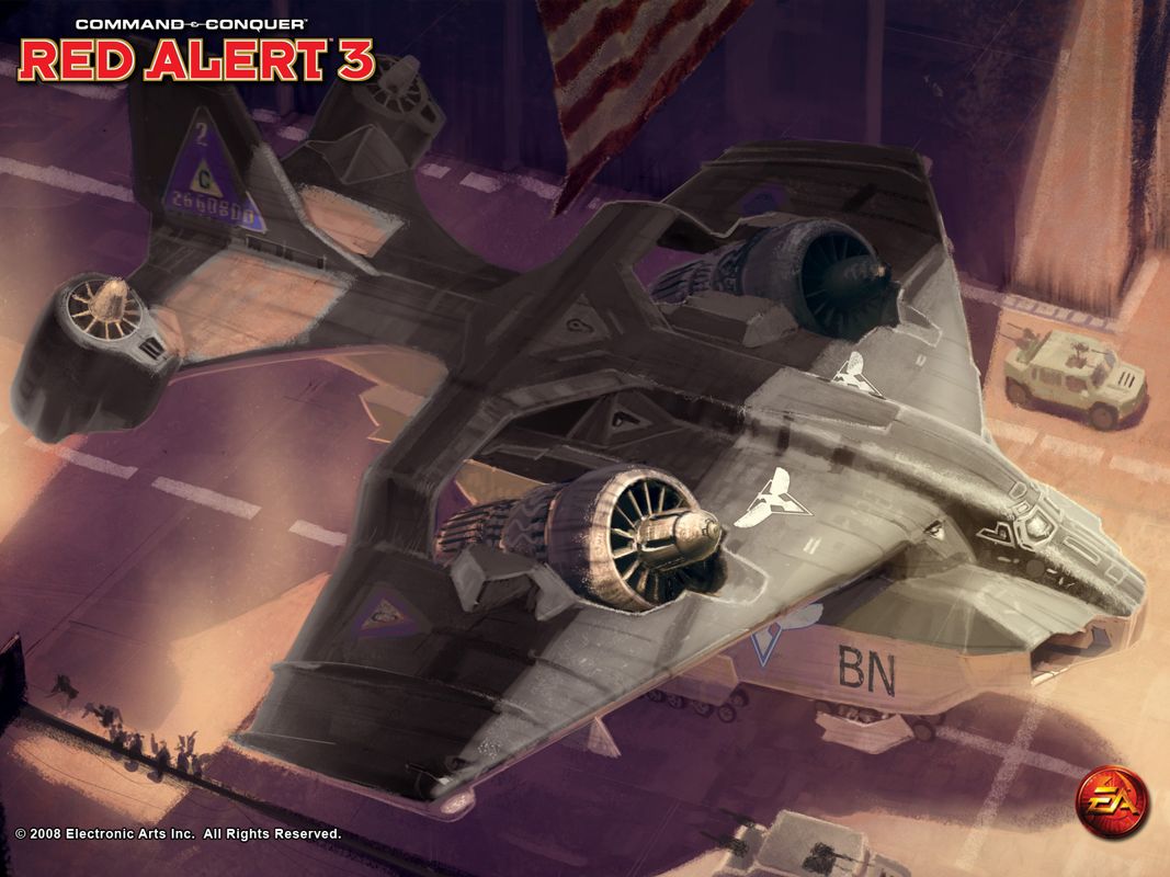 Command & Conquer: Red Alert 3 Wallpaper (Premier Edition Bonus Disc): Allied: Allied Bomber