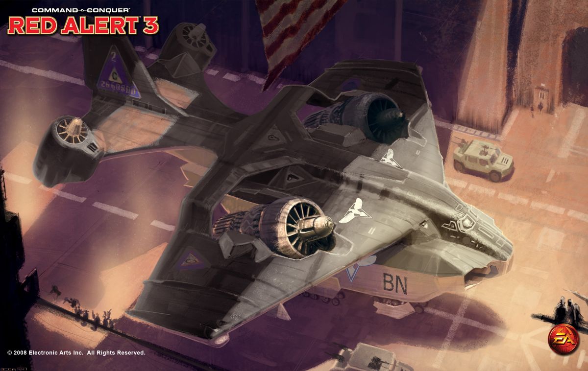 Command & Conquer: Red Alert 3 Wallpaper (Premier Edition Bonus Disc): Allied: Allied Bomber