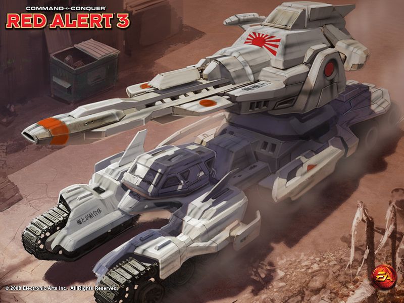 Command & Conquer: Red Alert 3 Wallpaper (Premier Edition Bonus Disc): Empire: Wave-Force Artillery