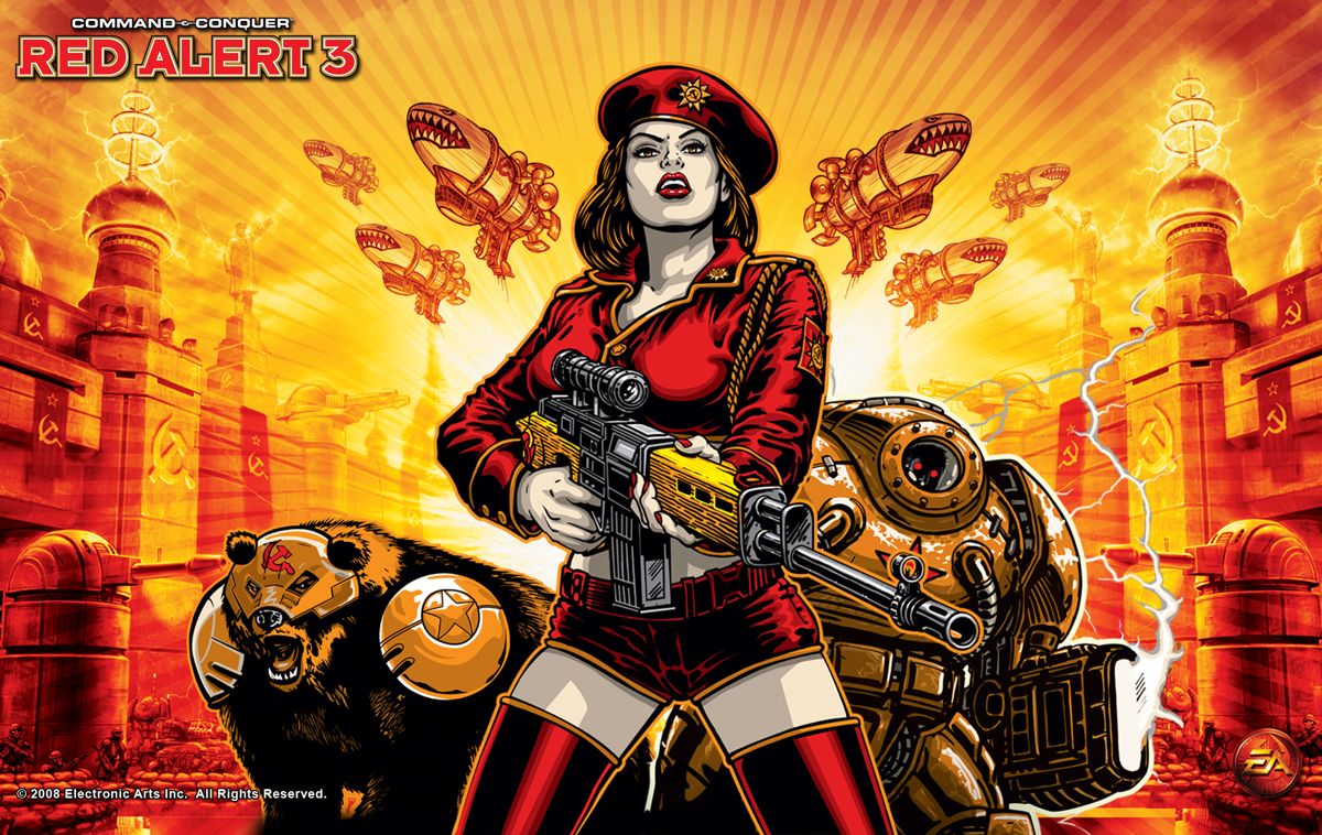 Command & Conquer: Red Alert 3 Wallpaper (Premier Edition Bonus Disc): Soviets: Natasha