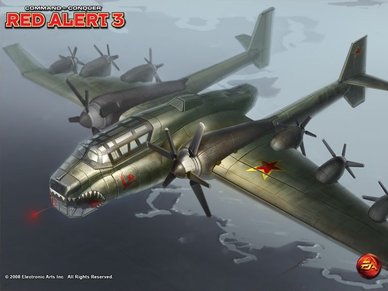 Command & Conquer: Red Alert 3 Wallpaper (Premier Edition Bonus Disc): Soviets: Russian Bomber