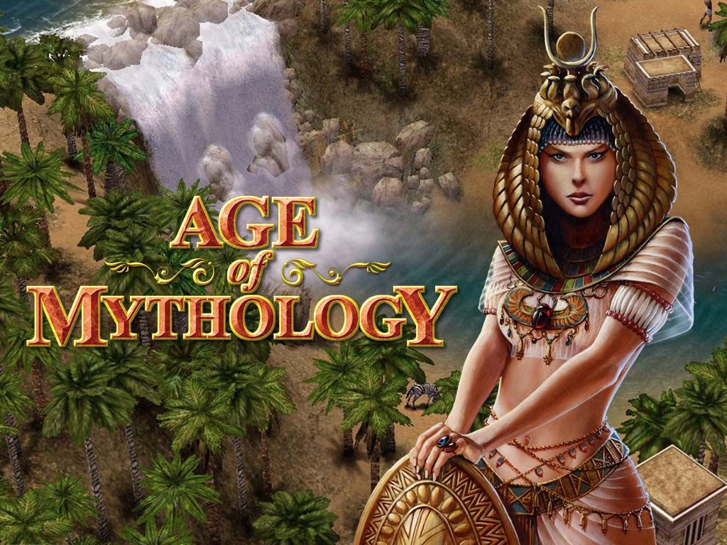 Age of Mythology Logo (Fan Site Kit): Isis waterfall