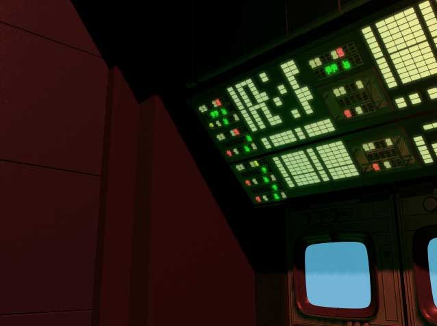 Command & Conquer: Red Alert 2 Render (Fansite Kit, 2000-08-14): Control Room Left Shot