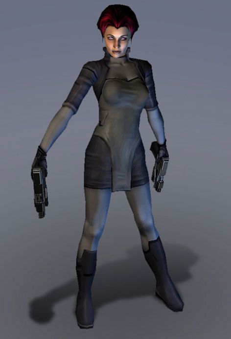 Deus Ex: Invisible War Render (German Fansite Kit): Character: Billie