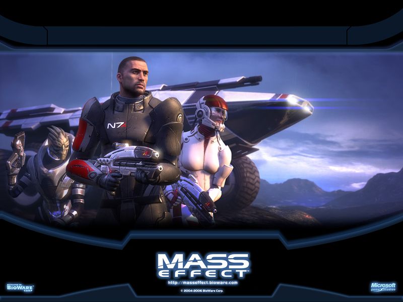 Mass Effect Wallpaper (Mass Effect Fan Site Kit): Squad 2