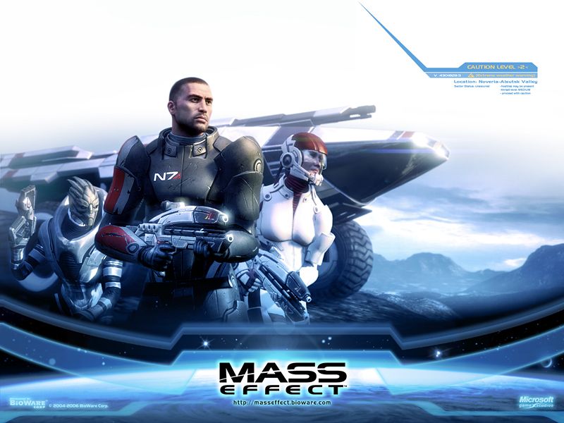 Mass Effect Wallpaper (Mass Effect Fan Site Kit): Squad
