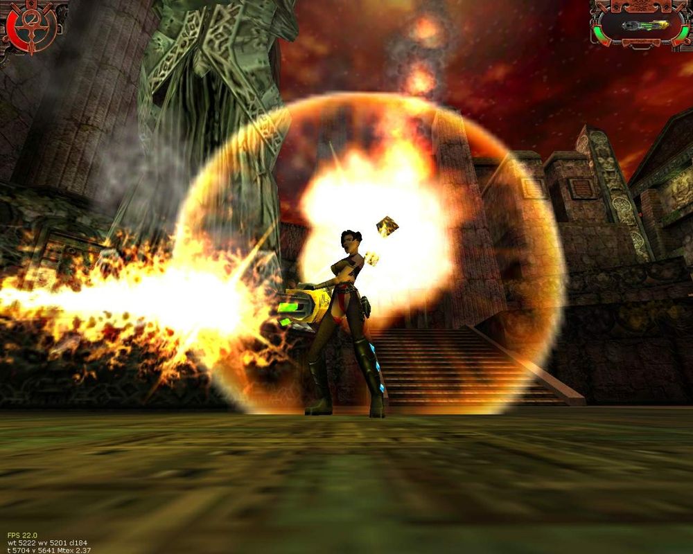 Heavy Metal: F.A.K.K. 2 Screenshot (PC Games Hardware, 2000-11): Explosion Korona 2