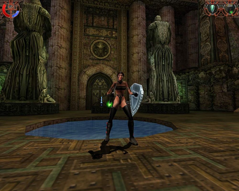 Heavy Metal: F.A.K.K. 2 Screenshot (PC Games Hardware, 2000-11): Wireframe 3