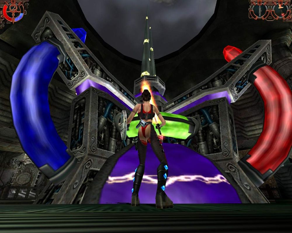 Heavy Metal: F.A.K.K. 2 Screenshot (PC Games Hardware, 2000-11): Wireframe Curved A3