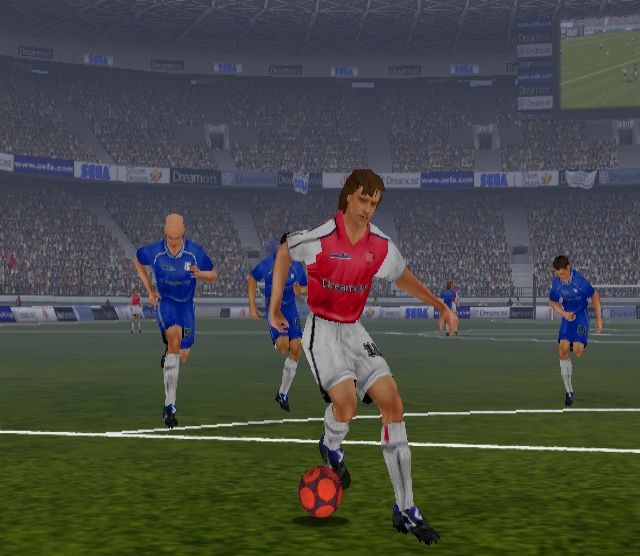 UEFA Dream Soccer Screenshot (SEGA Dreamcast Press Kit 2000)