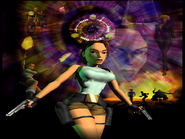 Tomb Raider Render (PC live No. 1 cover CD, 1996)