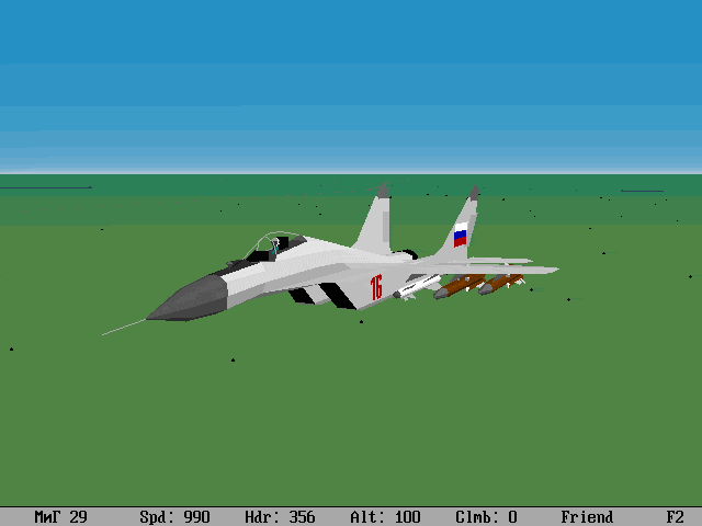 Su-27 Flanker Screenshot (GamesDomain preview screenshots)