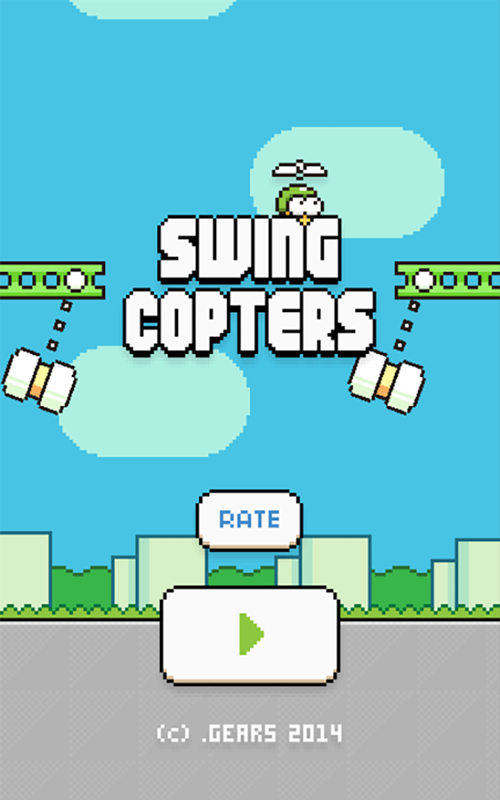 Swing Copters Screenshot (Google Play)