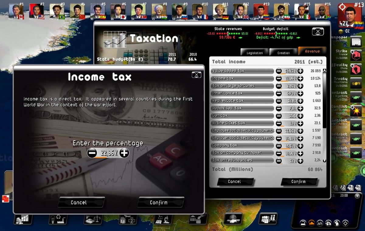 Rulers of Nations: Geo-Political Simulator 2 Screenshot (Steam)