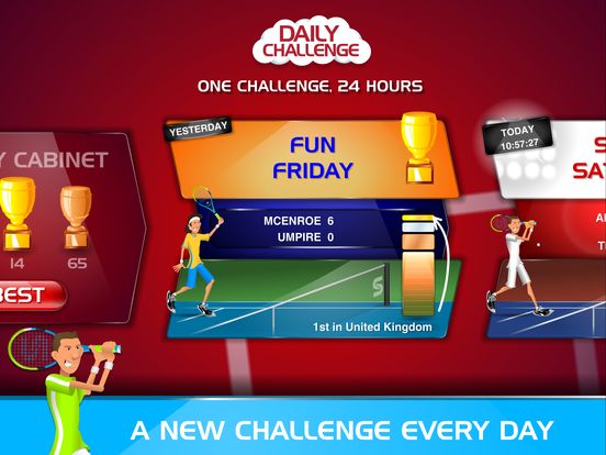 Stick Tennis Screenshot (iTunes Store)