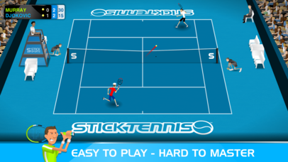 Stick Tennis Screenshot (iTunes Store)