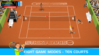 Stick Tennis Screenshot (iTunes Store)
