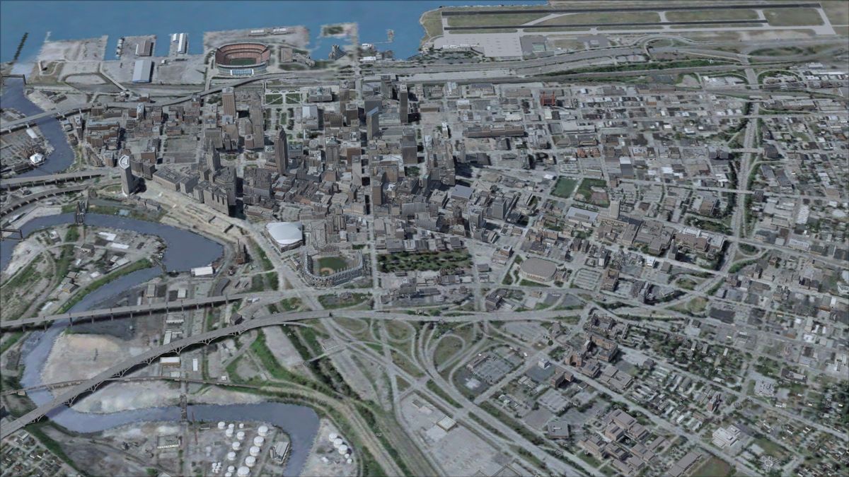 Microsoft Flight Simulator X: Steam Edition - US Cities X: Cleveland Screenshot (Steam)